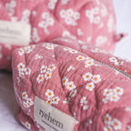 Quilted Cotton Pouch