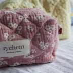 Quilted Cotton Pouch