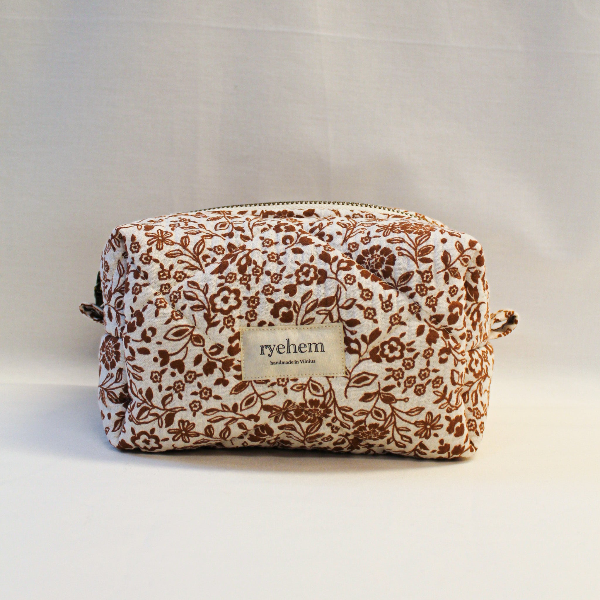 Quilted Cotton Pouch