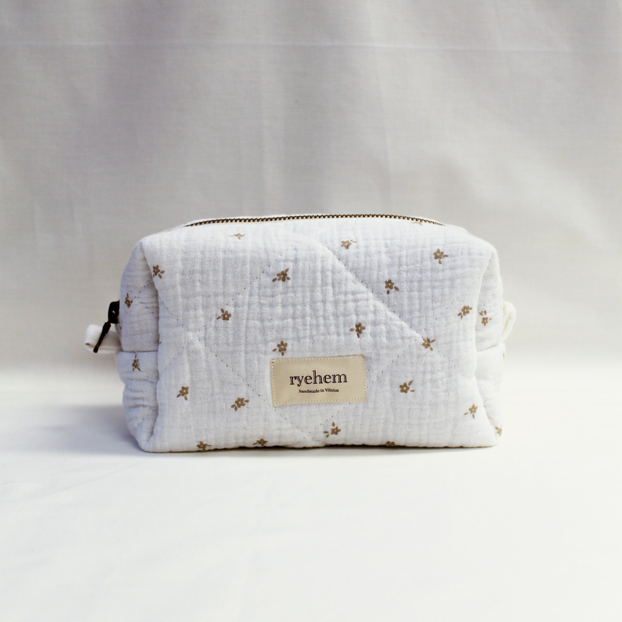 Quilted Cotton Pouch