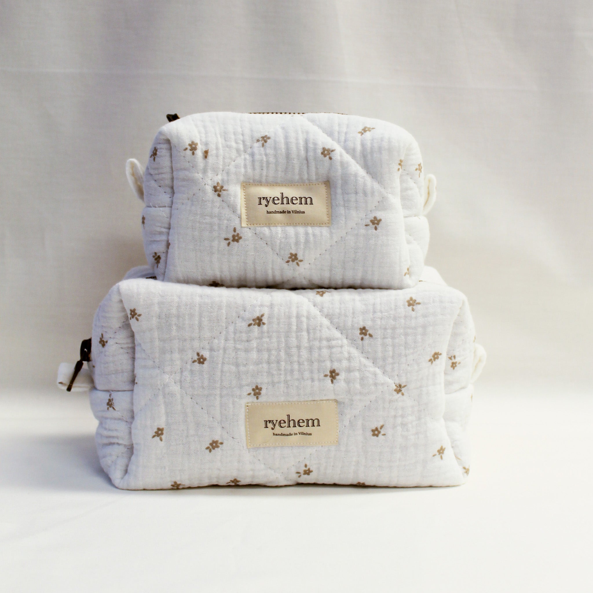 Quilted Cotton Pouch