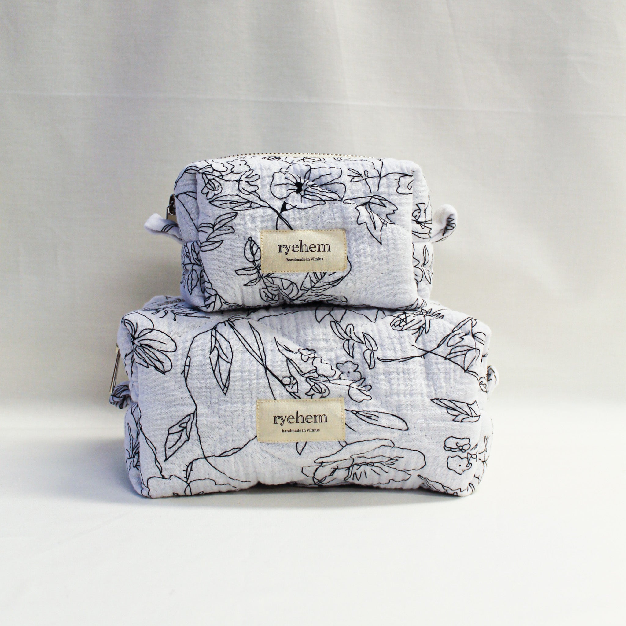 Quilted Cotton Pouch