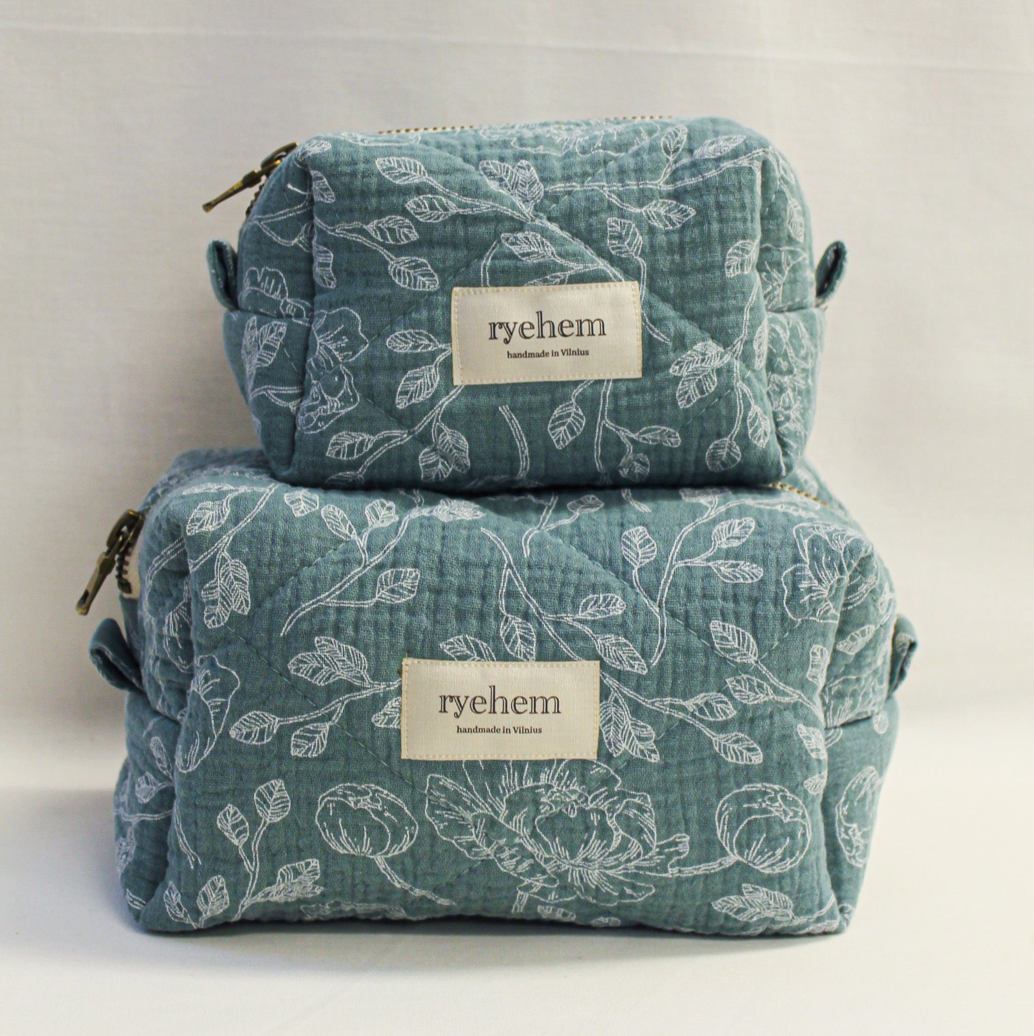 Quilted Cotton Pouch