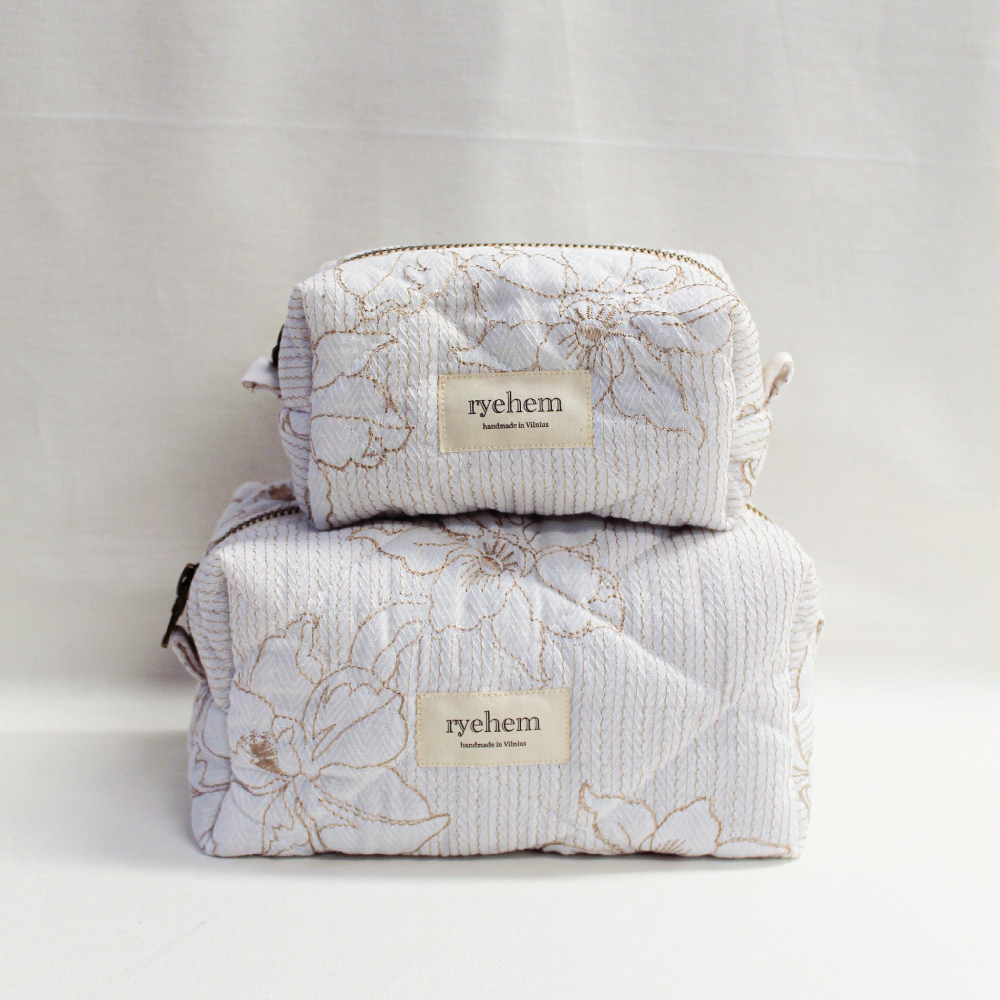 Quilted Cotton Pouch