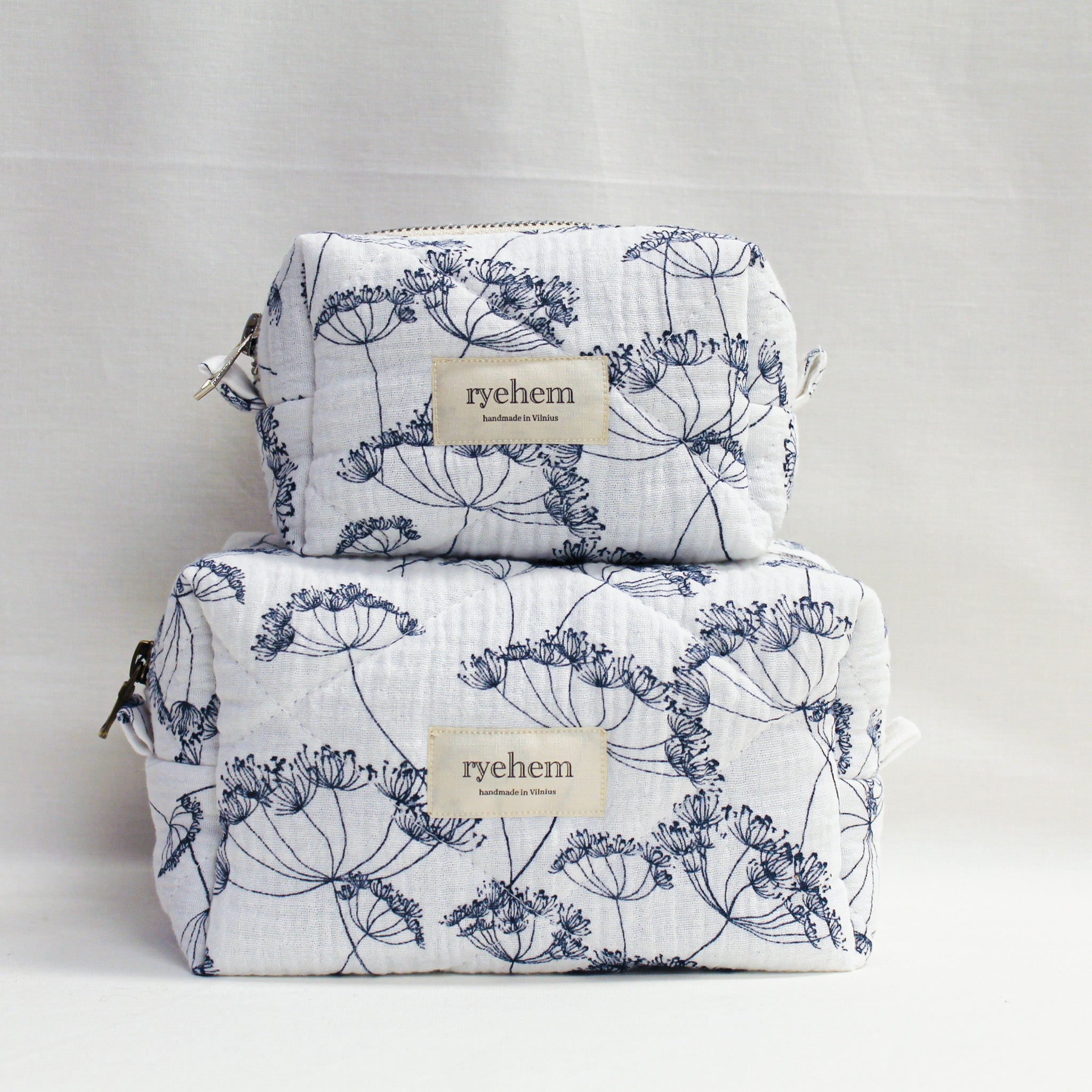 Quilted Cotton Pouch