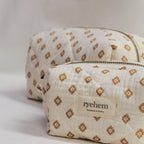 Quilted Cotton Pouch