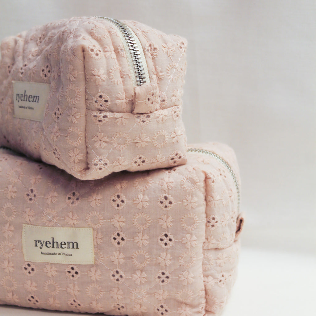 Embroidered Cotton Pouch