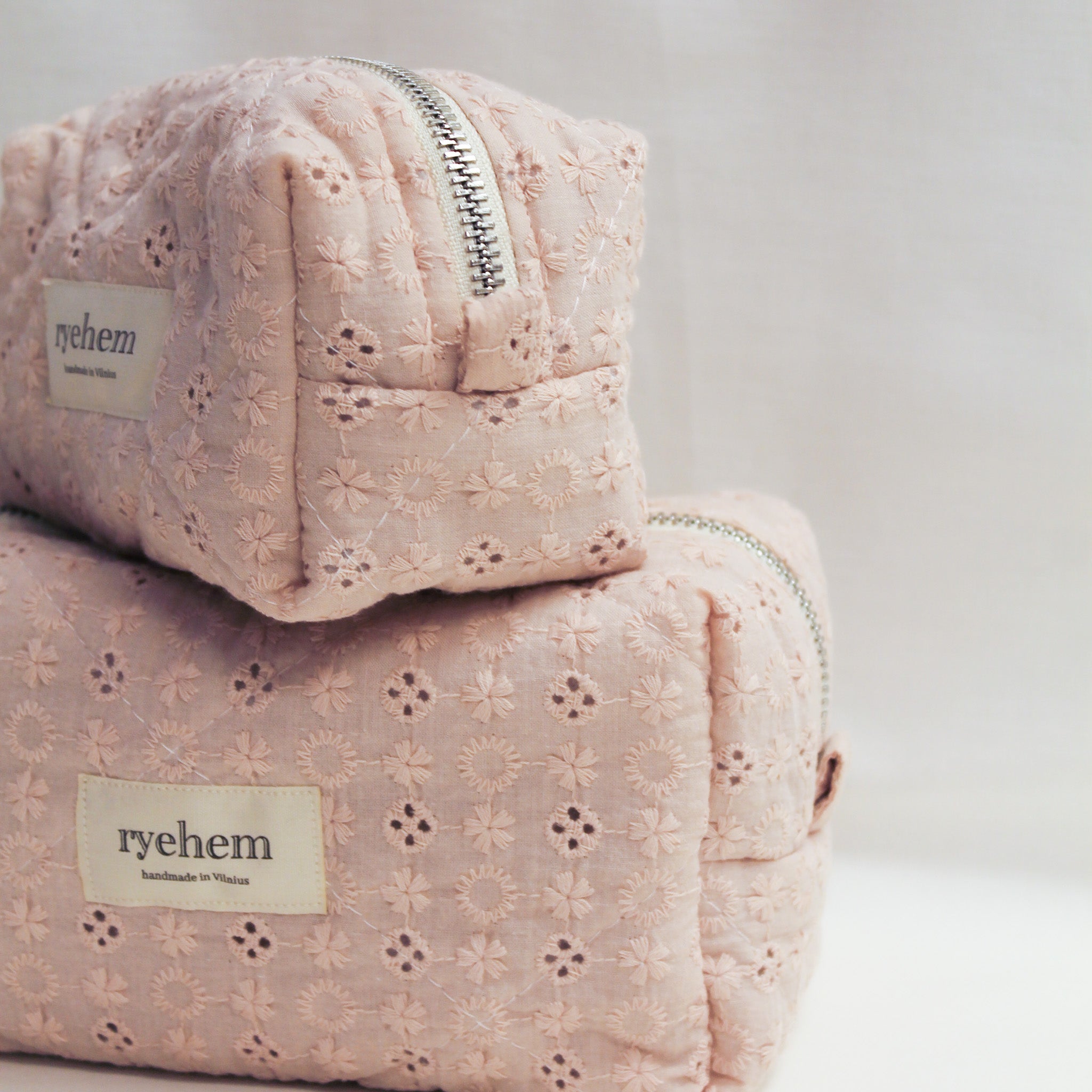 Embroidered Cotton Pouch