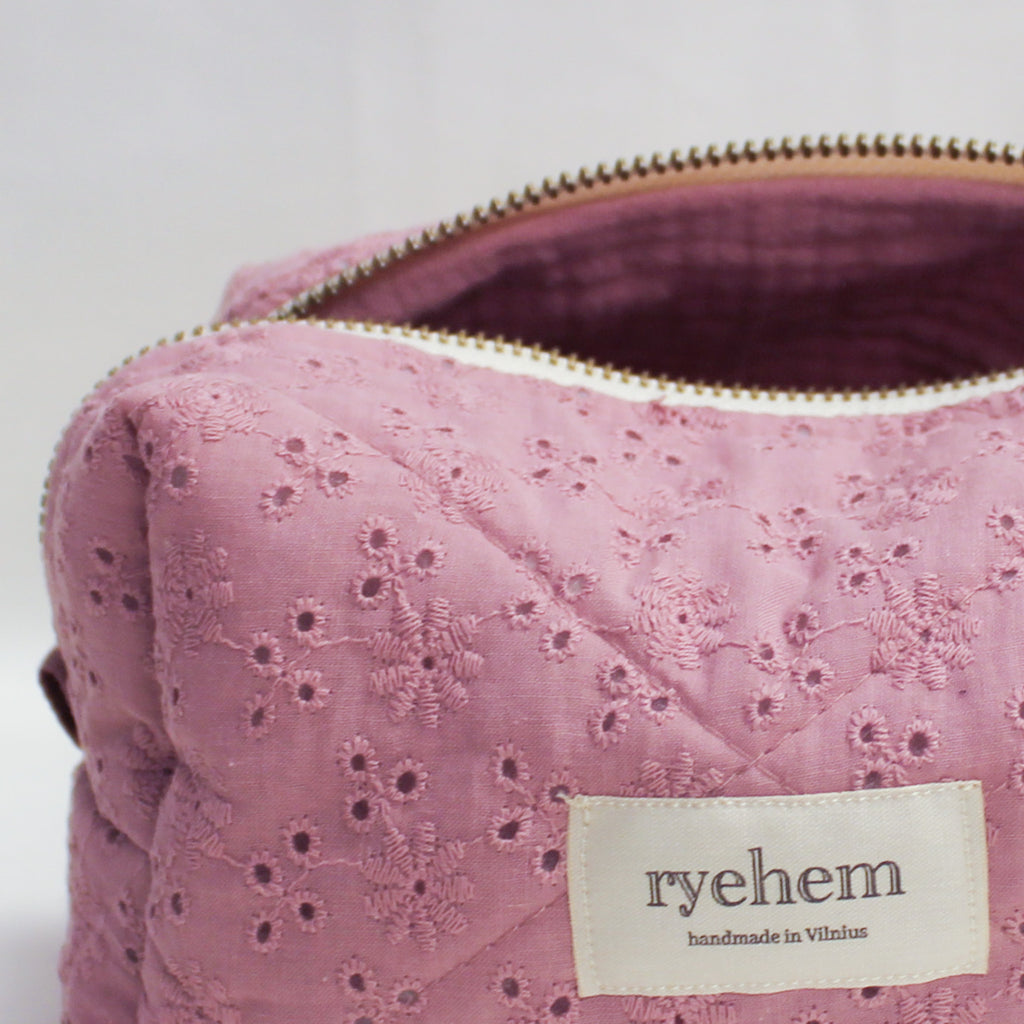 Embroidered Cotton Pouch