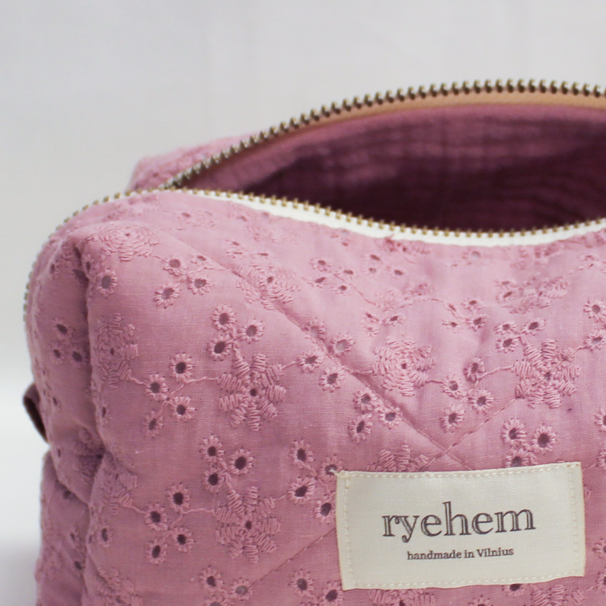 Embroidered Cotton Pouch