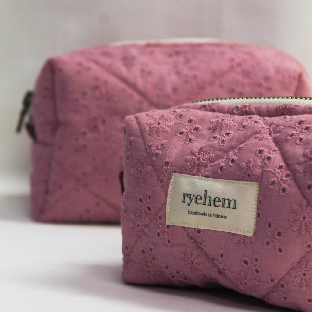 Embroidered Cotton Pouch