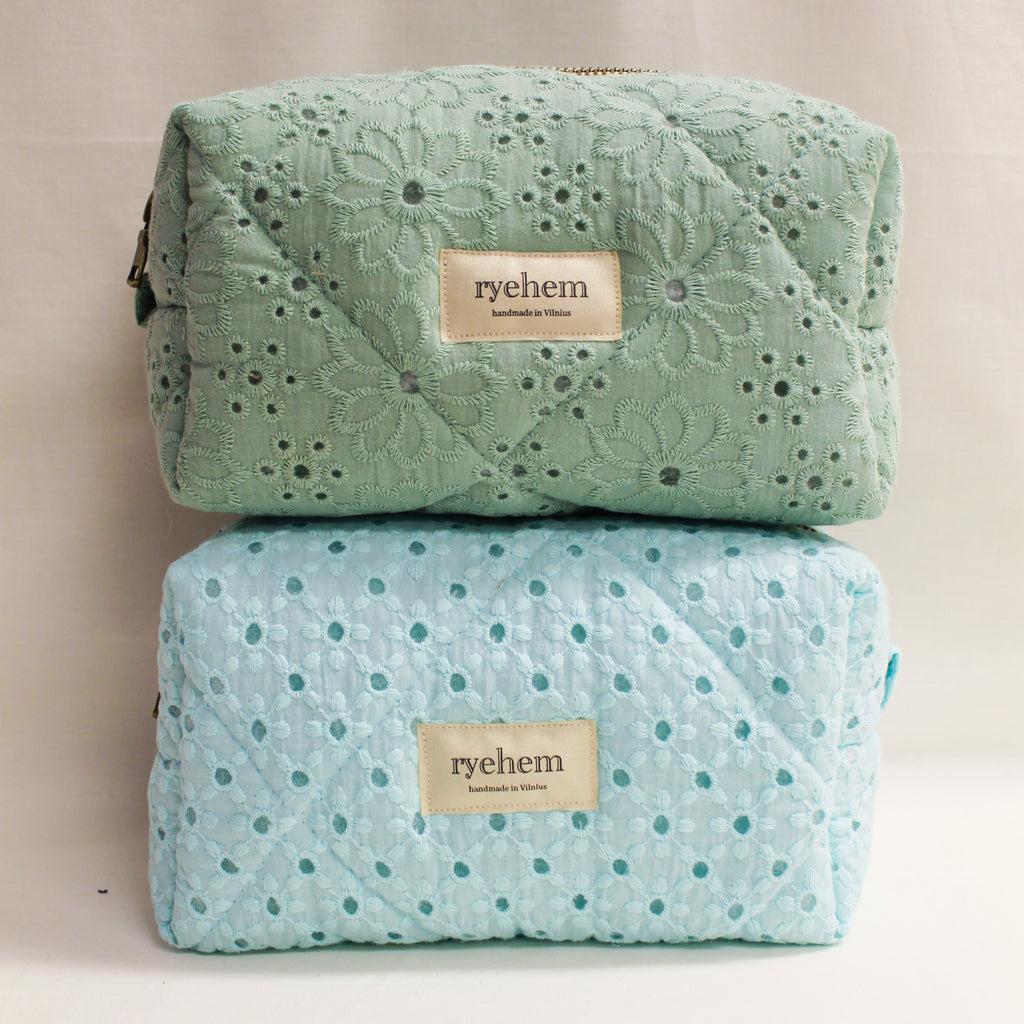 Embroidered Cotton Pouch