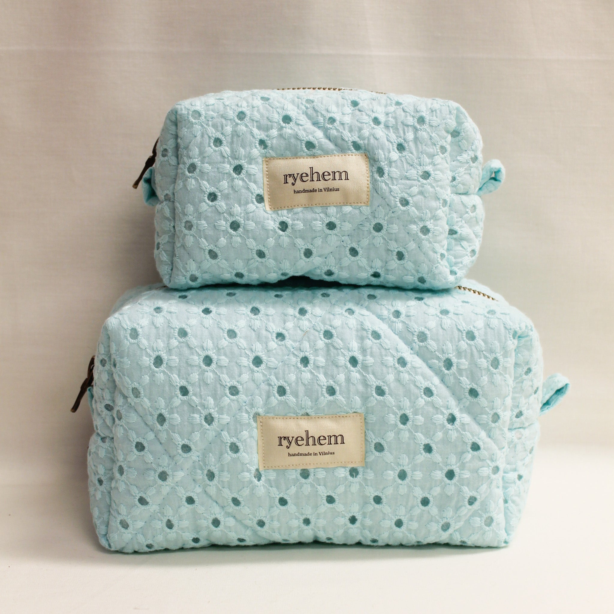 Embroidered Cotton Pouch