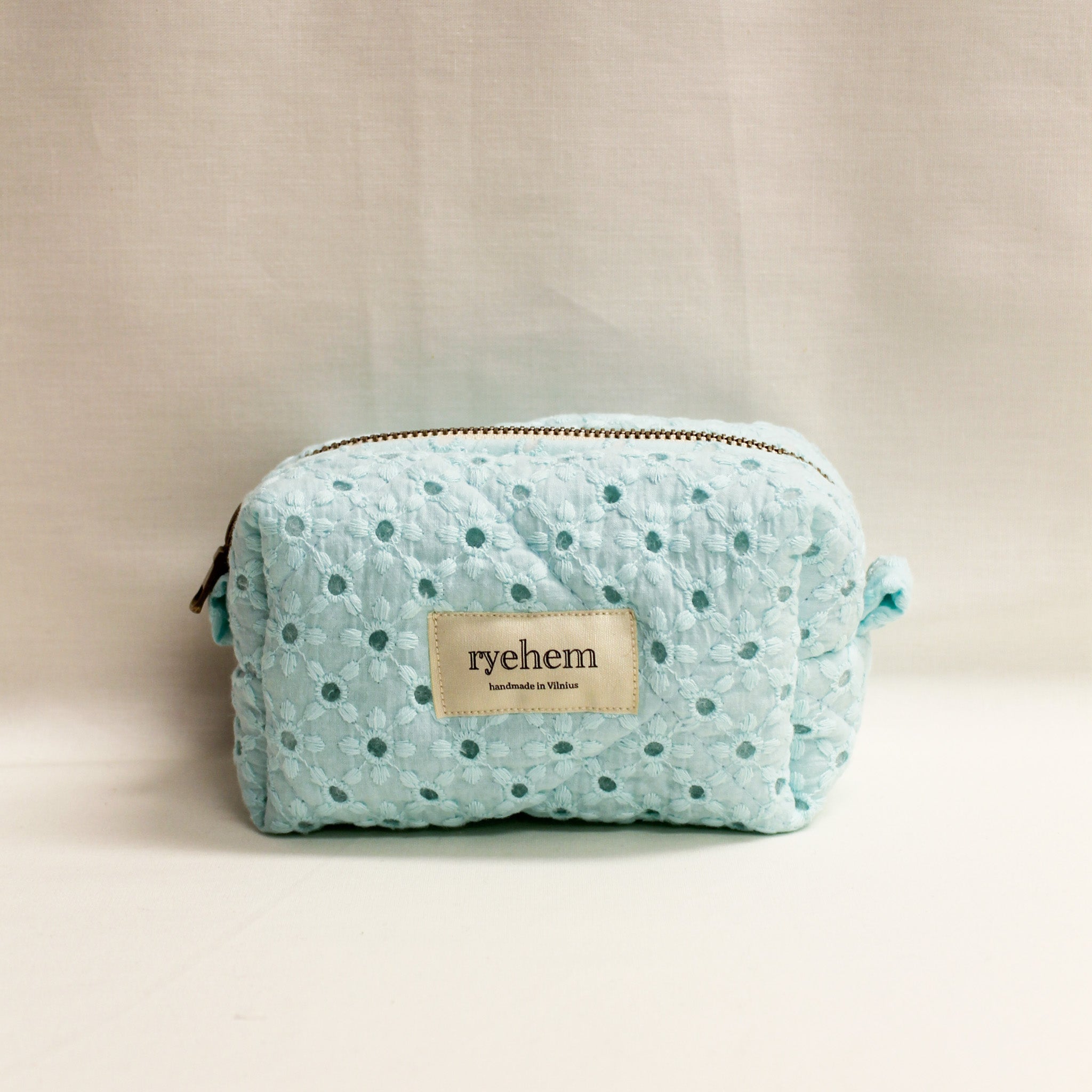 Embroidered Cotton Pouch