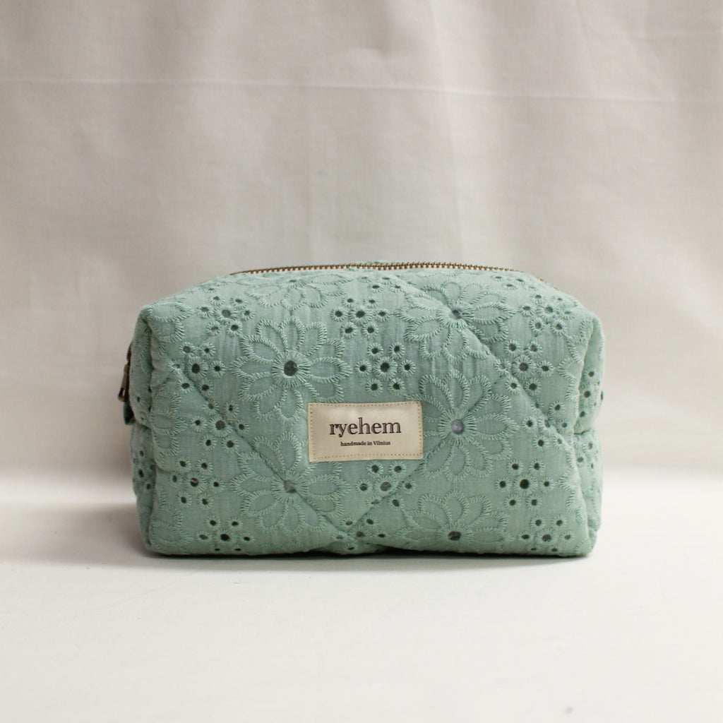 Embroidered Cotton Pouch