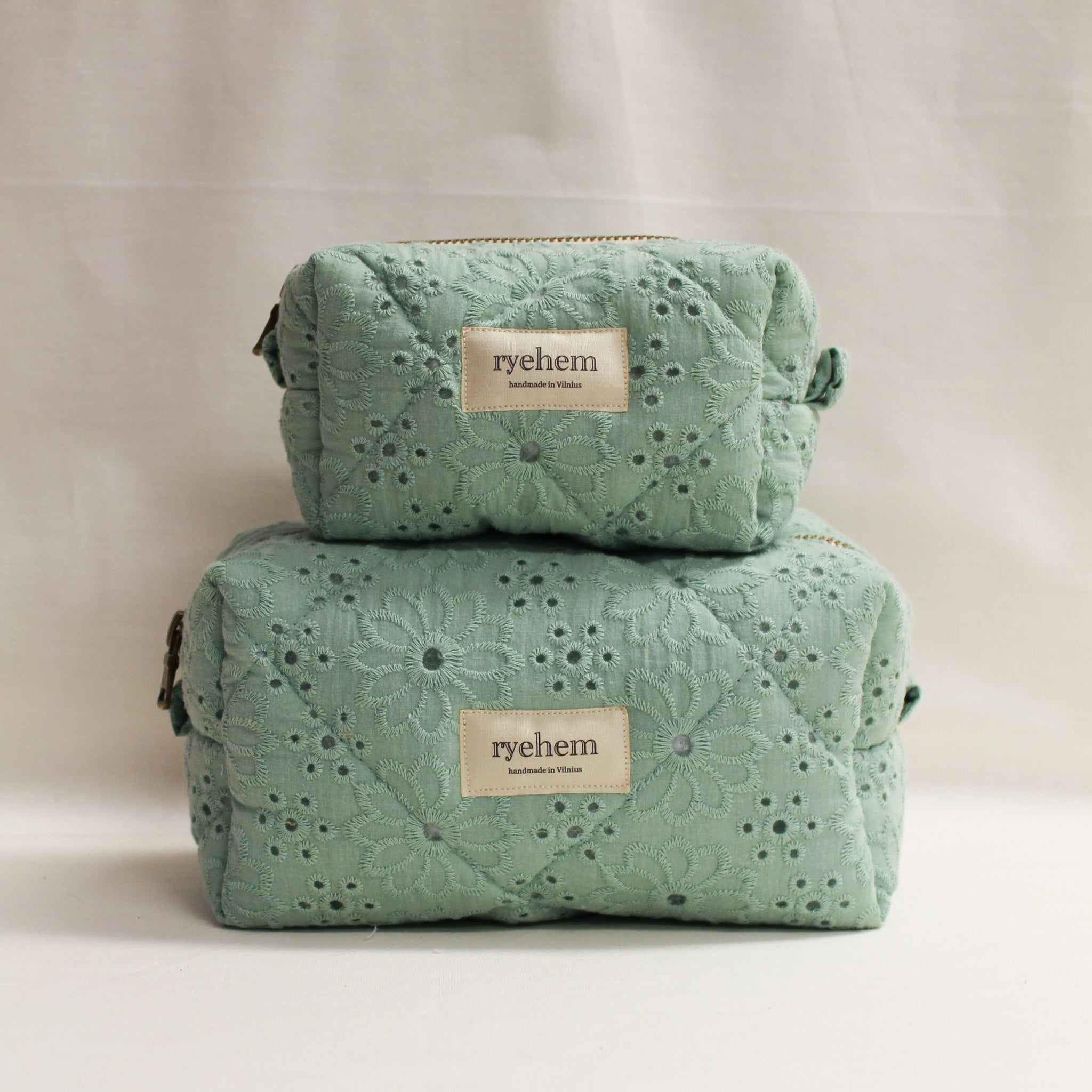 Embroidered Cotton Pouch