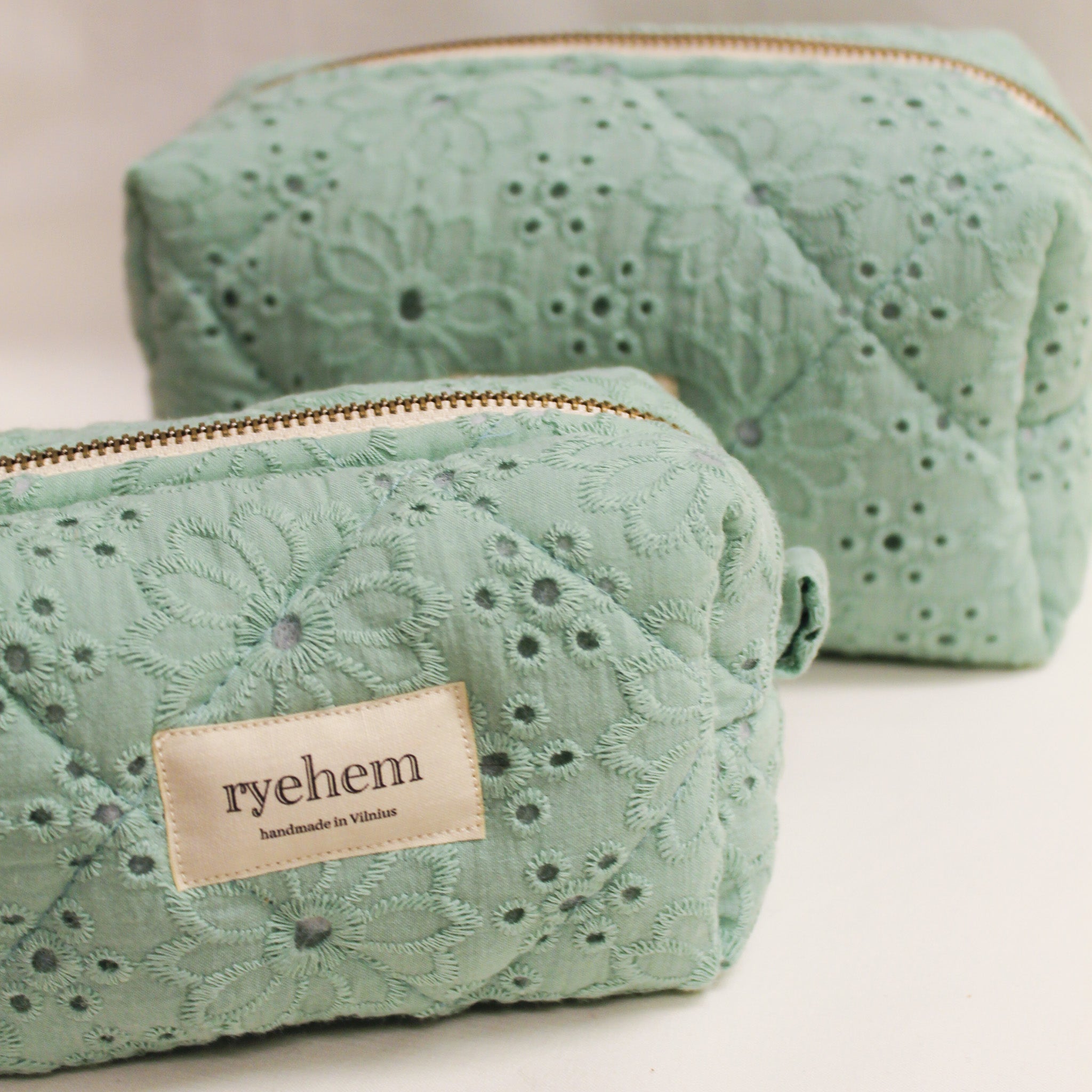 Embroidered Cotton Pouch