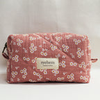 Quilted Cotton Pouch