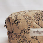 Quilted Cotton Pouch