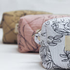 Quilted Cotton Pouch