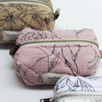 Quilted Cotton Pouch