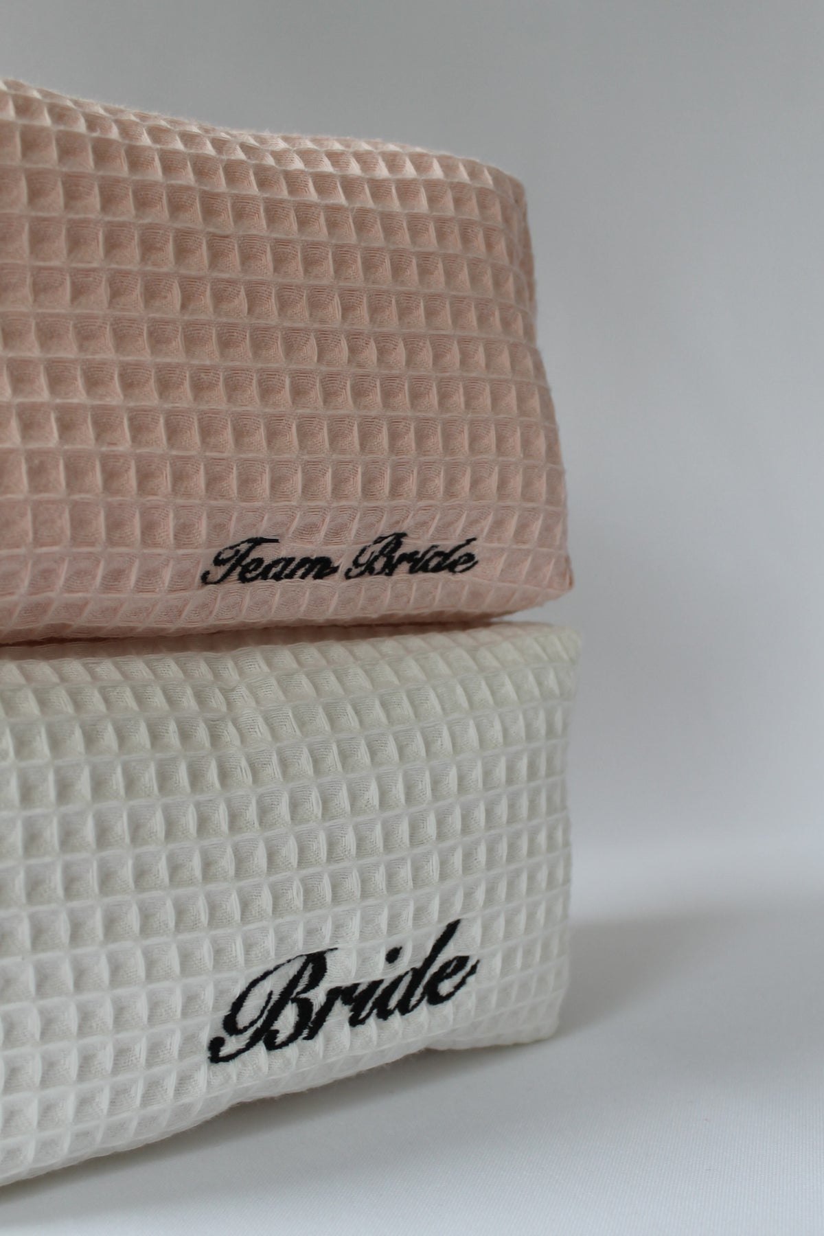 Large Personalised Embroidered Cotton Cosmetic Bag